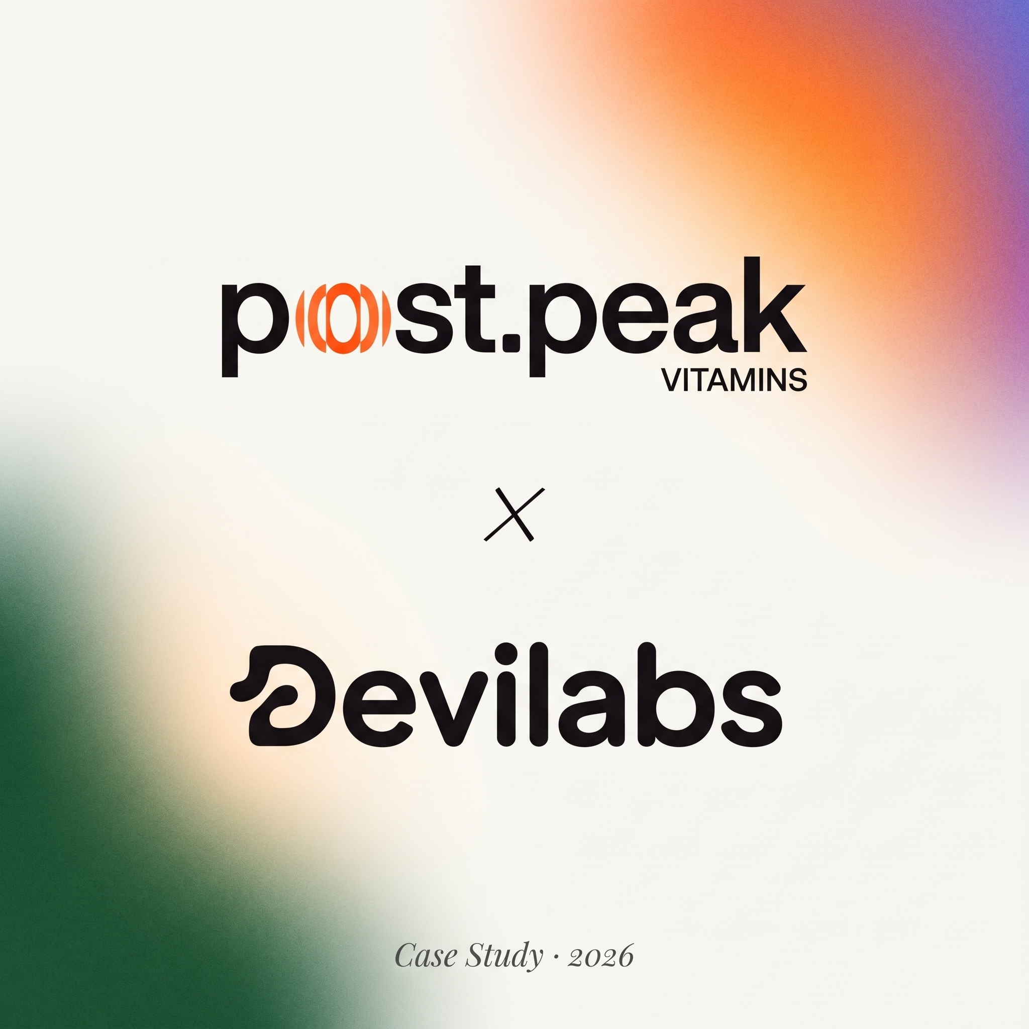 Post-Peak Vitamins × DeviLabs — AI performance creative case study